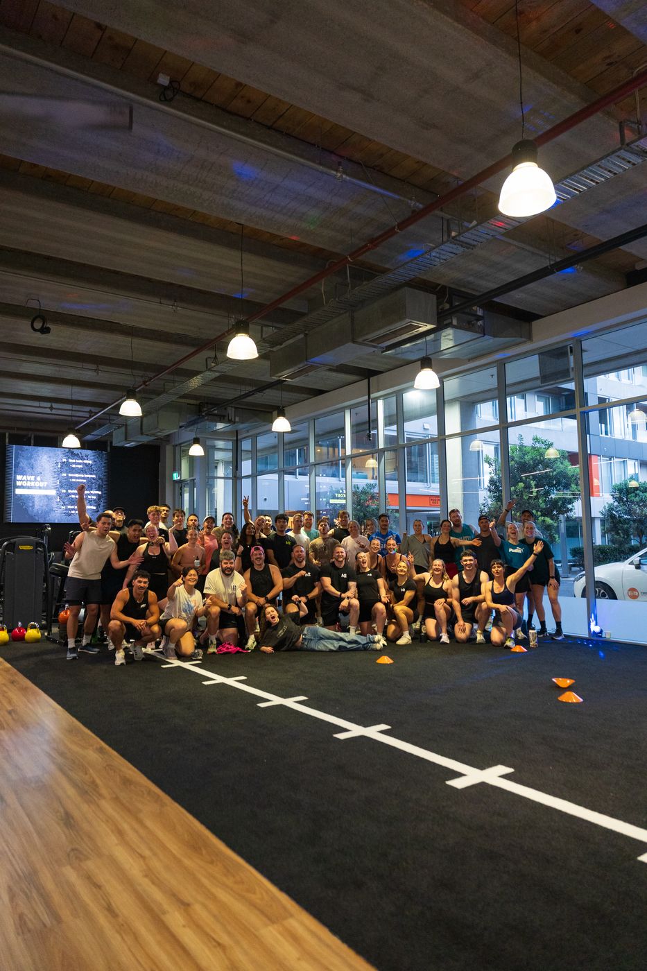 Client celebrating a win after a session